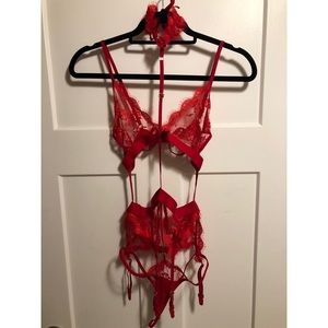 Fashion Nova Red Lingerie